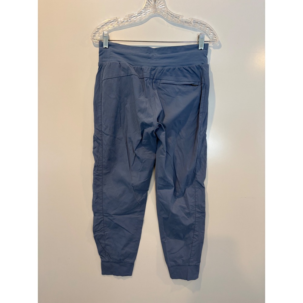 Athleta Trekkie North Jogger Pants Blue Size 4 Nylon Spandex Zip Pockets - Picture 4 of 7